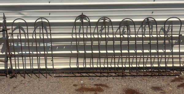 48 Feet of Wrought Iron Fence Panels GA21273