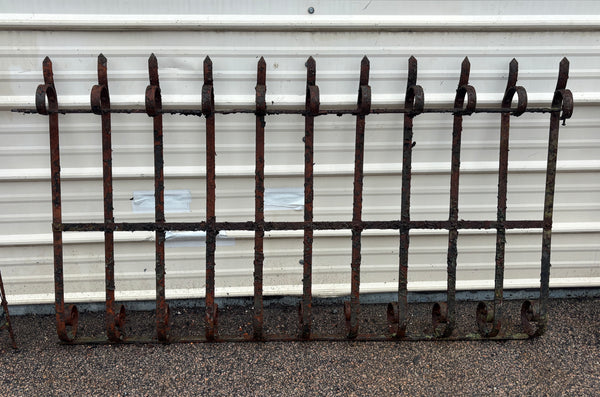 54 Feet of Iron Fence Panels GA21363
