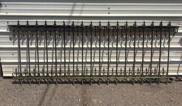 8 Foot Iron Fence Panel GA21318