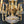 Load image into Gallery viewer, 6 Light Brass Chandelier w/ Swirl Glass 21" T x 26" W GS00968
