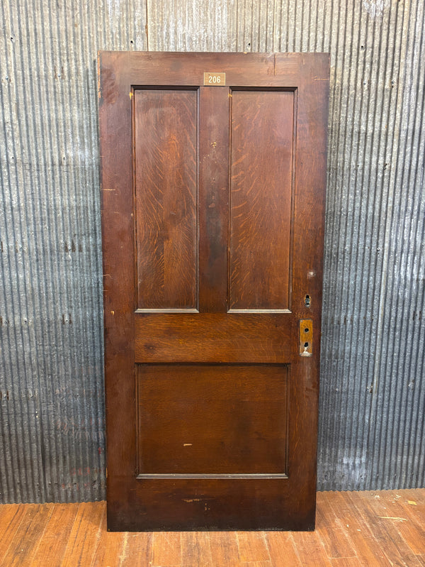 3-Panel Wooden Door GA21450