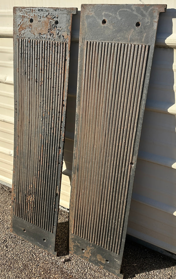 Pair of 43" Long Cast Iron Stair Treads GA20826