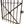 Load image into Gallery viewer, Antique Wrought Iron Garden Gate w/ Floral Medallion - 30" W x 34.5" T - GA20992
