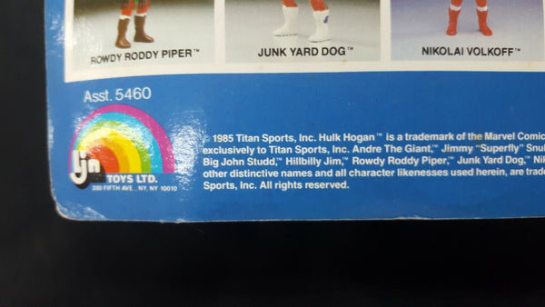 NOS 1985 Superstar Thumb Wrestlers Hulk Hogan & Big John Studd GS00726