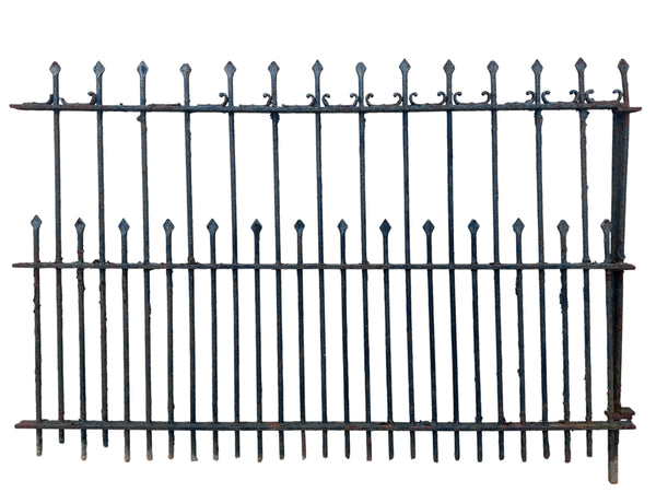 19 Ft of Wrought Iron Picket Fencing GA21064