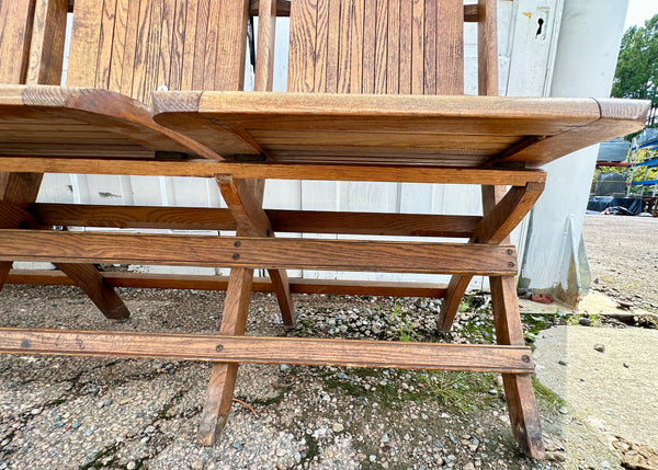 Vintage Folding Auditorium Seating 1-12 from Cumberland, MD Armory