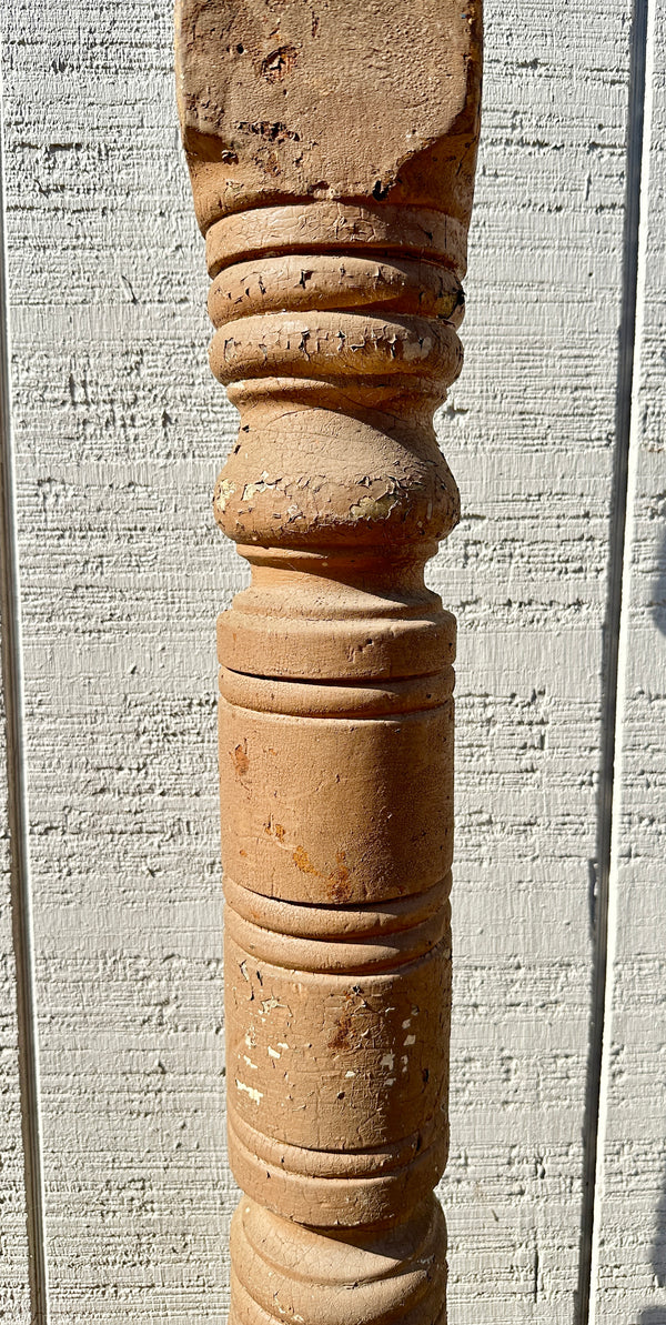 Heart Pine Newel Post w/ Acorn Top GA20417