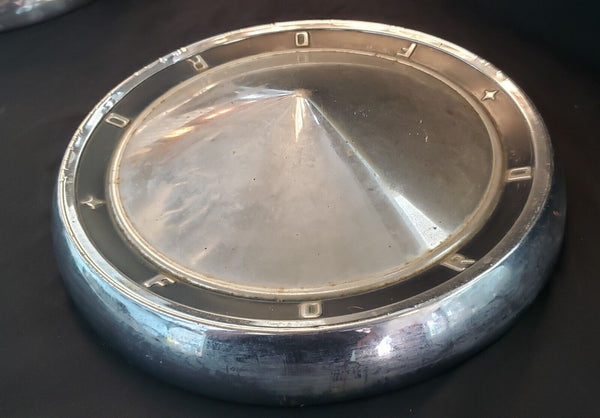 Set of 4 OEM 1960 Ford Galaxie Fairlane Chrome Hub Caps GA9826