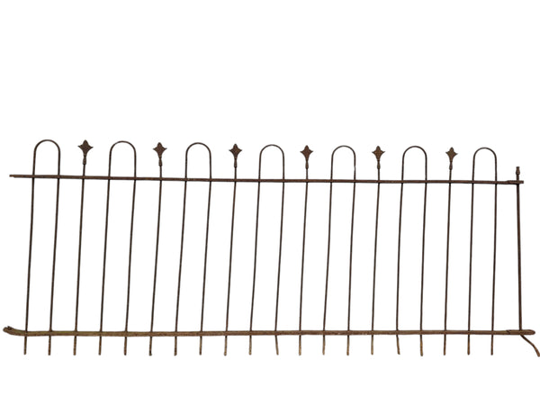 27 Ft Antique Wrought Iron Hairpin Fencing GA20881