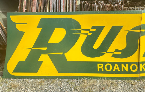 4 Sets of "Russell Roanoke, VA" Freight System Advertising Signs GA20422