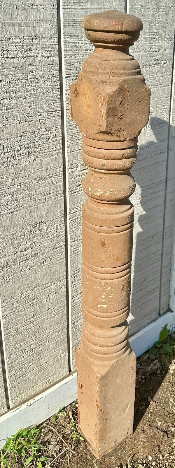 Heart Pine Newel Post w/ Acorn Top GA20417