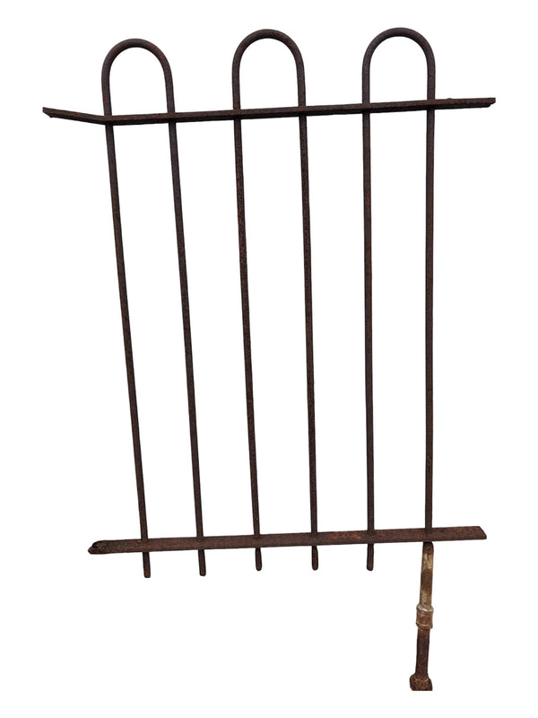 35 Ft of Antique Wrought Iron Hairpin Fencing GA21128