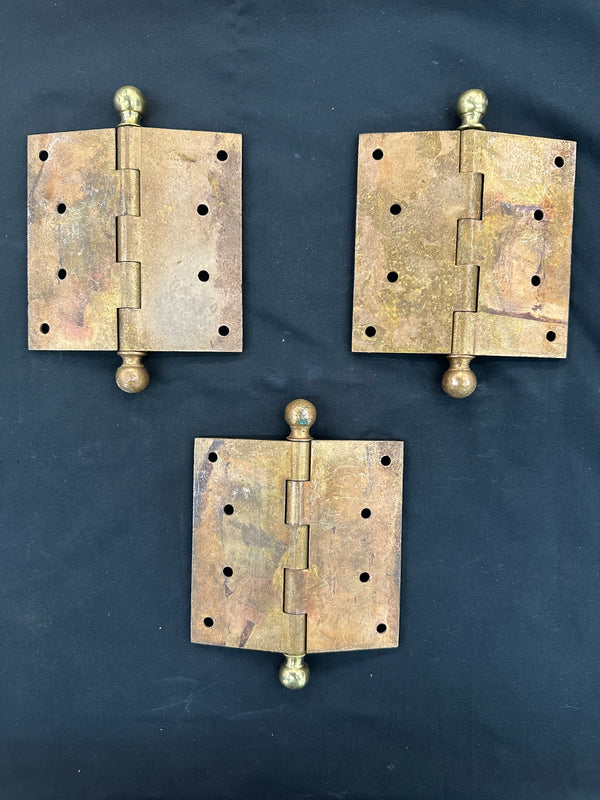 Brass Ball-Tip Door Hinges GA20285