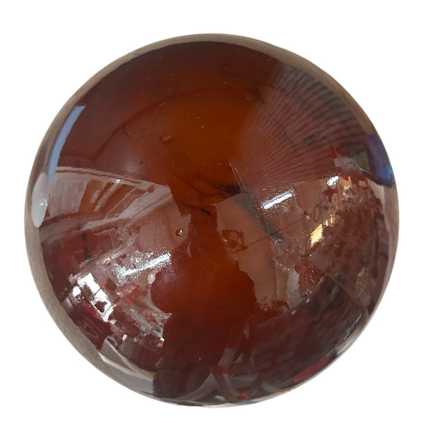 Amber Marbled Glass Dome Flush Mount Shade w/ 5" Fitter GA20697