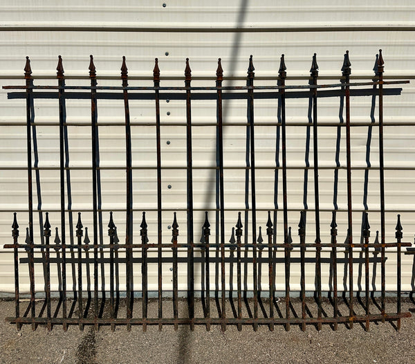 61 Feet of Antique Wrought Iron Fencing GA20787