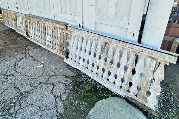 Exterior Wood Porch Railing Set GA20420