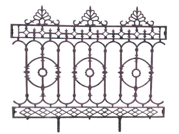 37 Ft of Antique Iron Fencing GA21039
