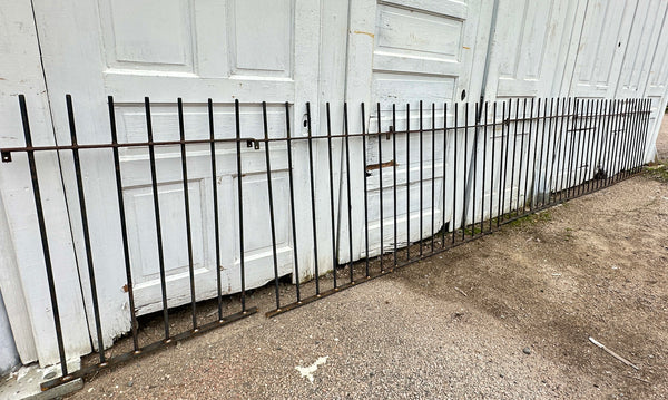 41 Linear Ft of Restored Iron Window Grates GA20439