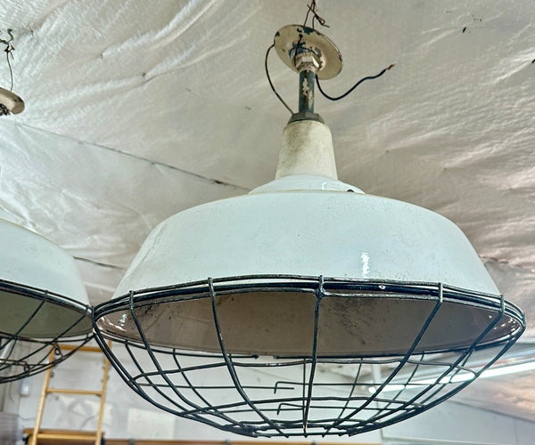 Vintage Industrial Pendant Lights - 2 Available GA20398