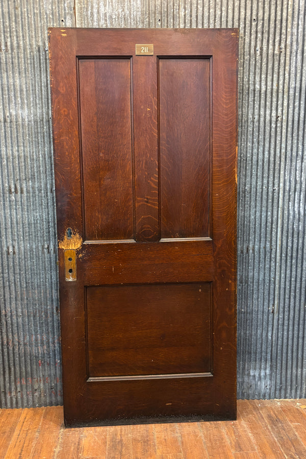 3-Panel Wooden Door GA21480
