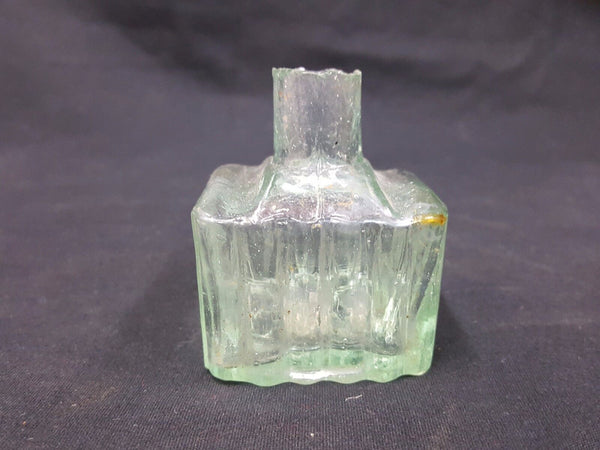 Civil War Era Hand Blown Glass Inkwell