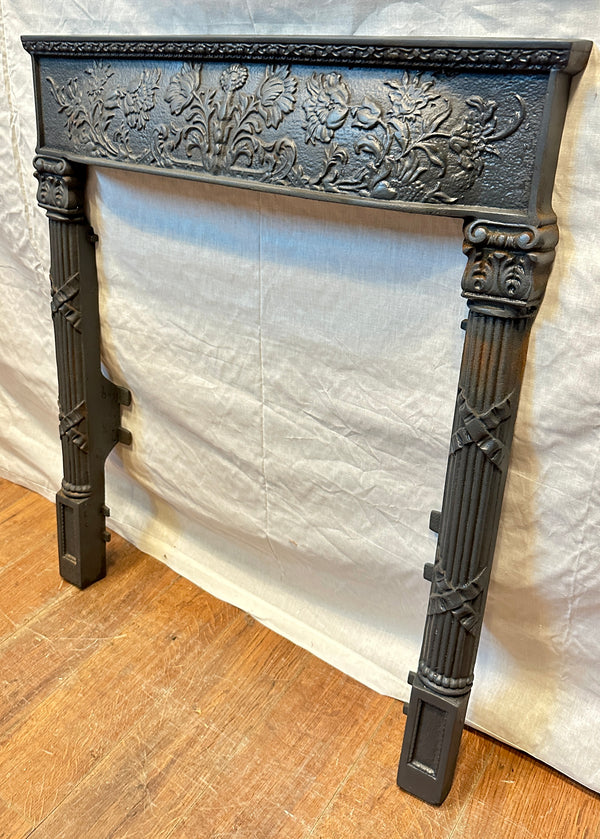 Restored Antique Iron Fireplace Surround GA20404