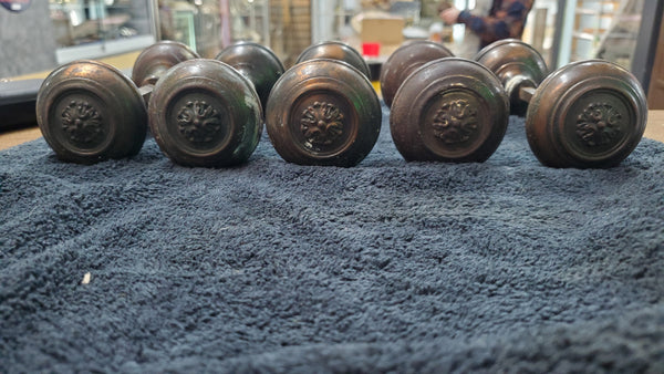 5 Sets of Brass Louis XVI Style Door Knobs GAM012
