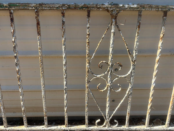 39 Feet of Iron Fence Panels GA21339