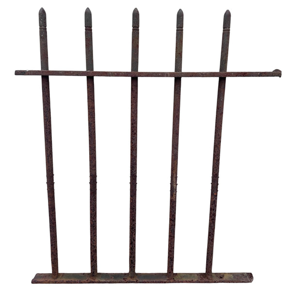 11 Feet Antique Wrought Iron Picket Fencing GA21058