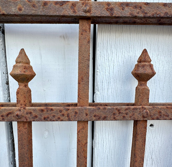 Antique Iron Garden Gate w/ Floral Accents GA20402