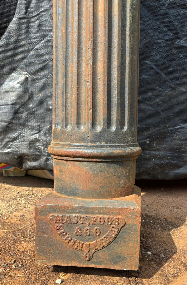 Set of 7 Cast Iron Posts GA21587