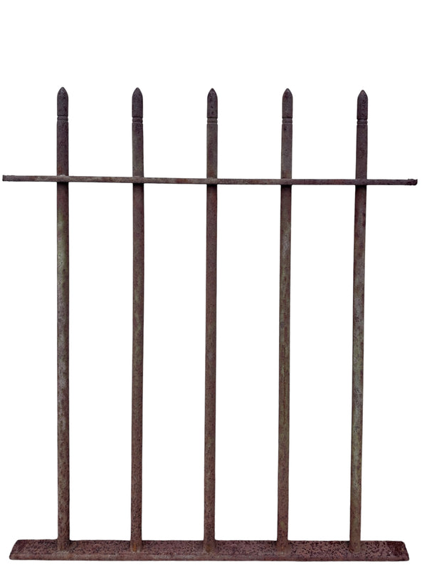 11 Feet Antique Wrought Iron Picket Fencing GA21058