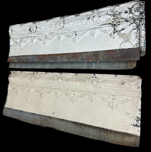 144 Linear Feet of Vintage Tin Crown Border Molding GA20721