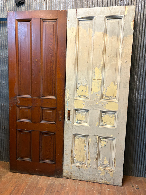 Pair of 6-Panel Oak Doors GS6079