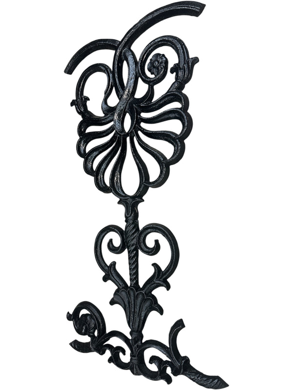 Restored Antique Iron Decorative Fence Panel GA20708