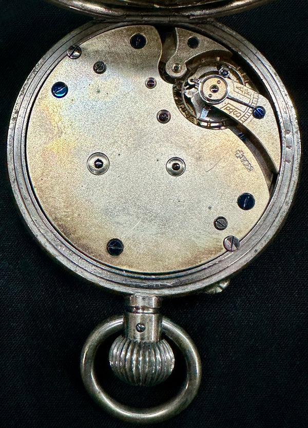 20th Century Sterling Silver 8 Days Mappin & Webb Travel Watch GA20545