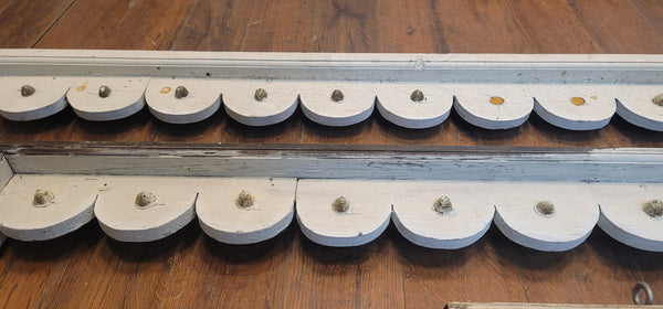 Vintage 3 Piece Wooden Gingerbread Trim Pediments GS00898
