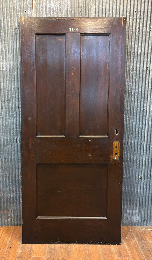 3-Panel Wooden Door GA21461