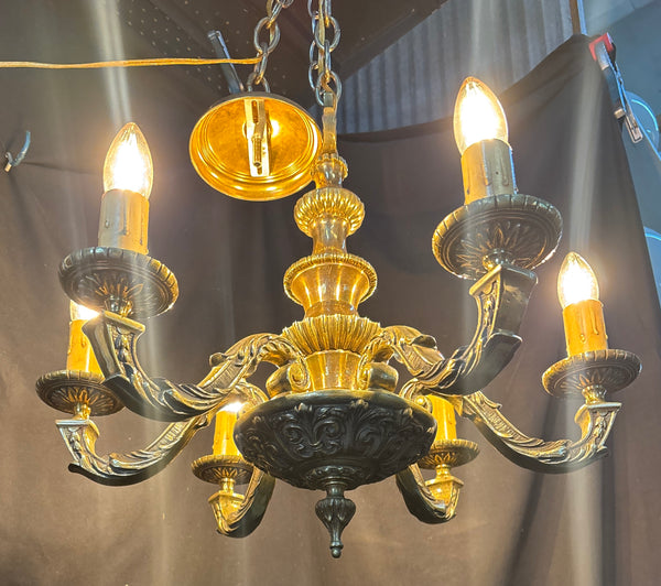 Solid Brass 6-Light Chandelier GA21274