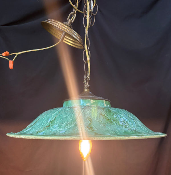 Green Pendant Light Fixture GA21333