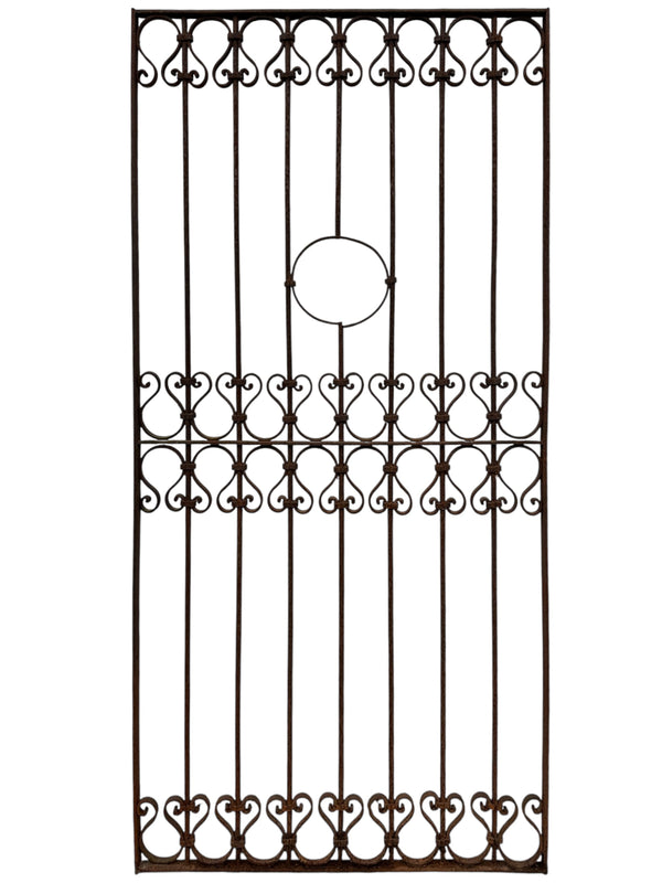 Antique Wrought Iron 75"+ Tall Gate GA20741