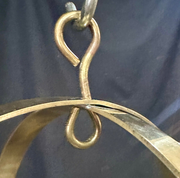 Vintage Brass Pot Hanging Rack GA20801
