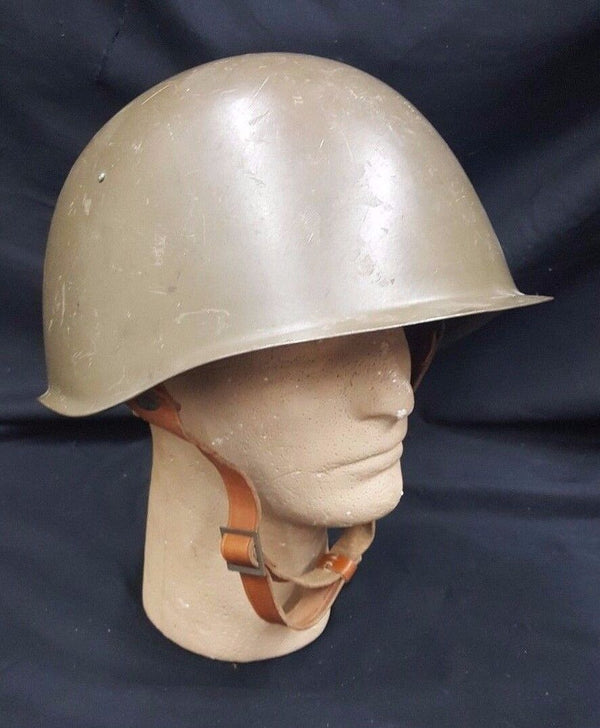 Post WWII Model M63 Russian Steel Helmet With Leather Interior Liner GS01004