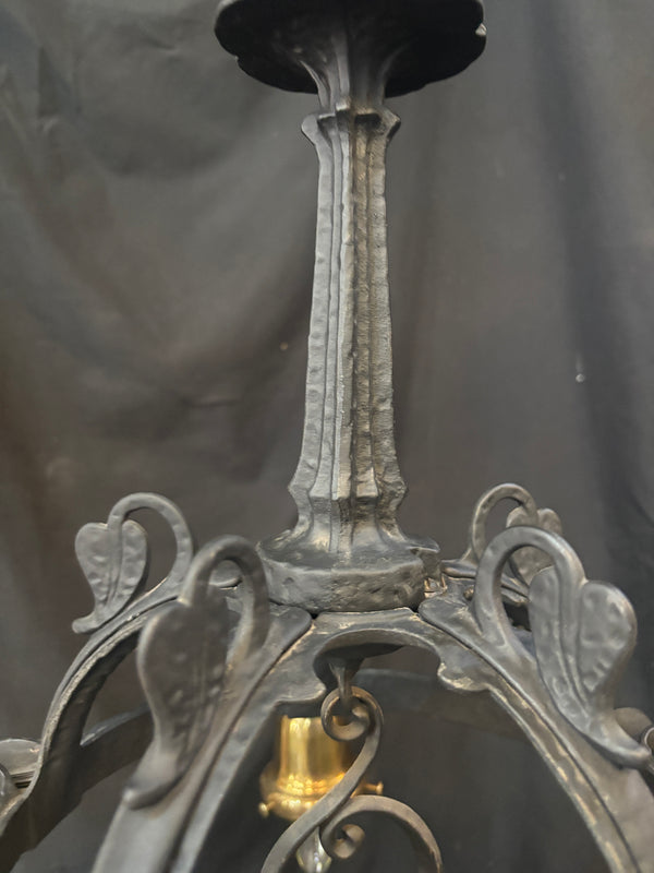 Cast Iron and Brass 5-Light Fixture GA21161