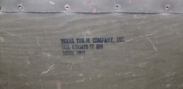 Rare 1963 Seabees Naval Equipment Sea Chest Identified GA9820
