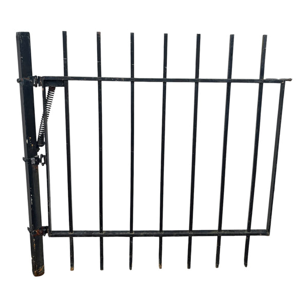 155 Feet of Antique Iron Picket Fence Panels GA21125