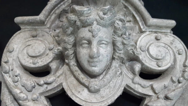 4 Victorian Cast Aluminum Decorative Garden Wall Plaques 15 1/4" x 9 3/4" GA2007