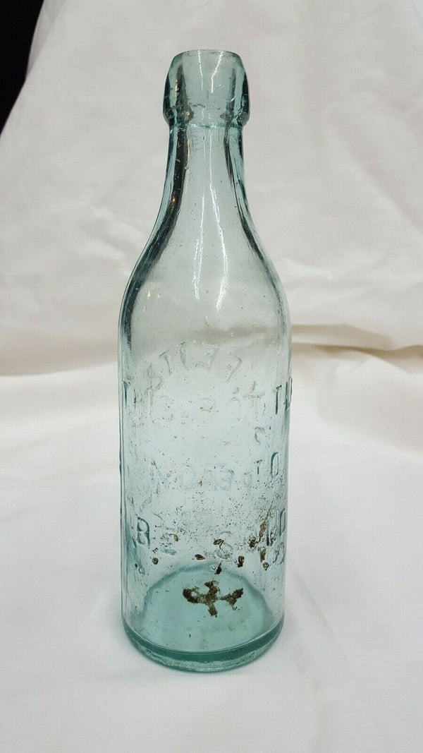 1800s J.H. Fett & Son Reading Pennsylvania Soda Bottle