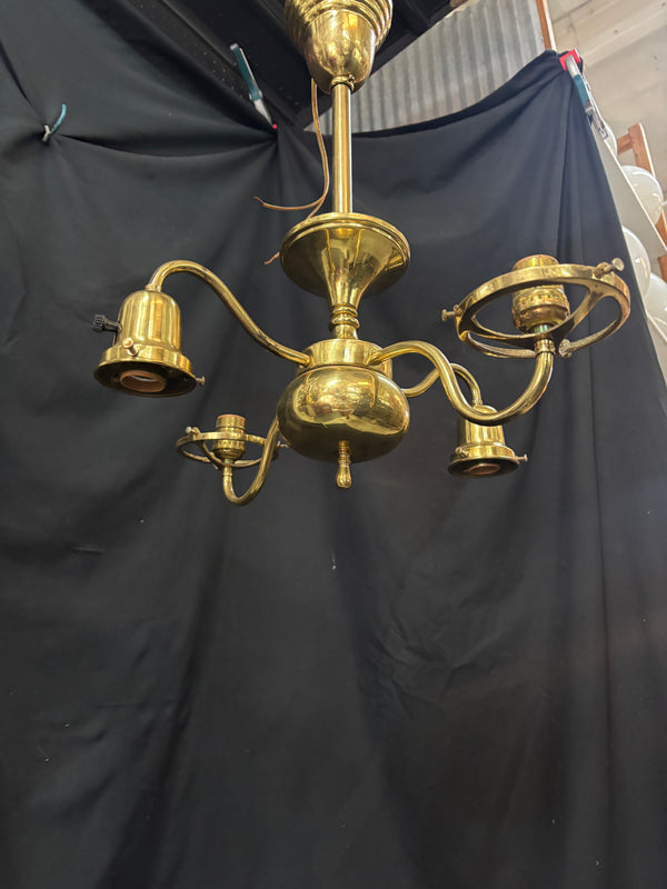 Brass Victorian 4-Light Chandelier GA21166