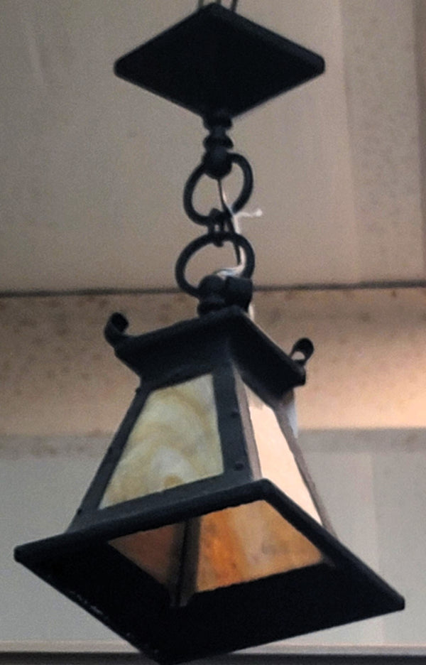 Gothic 3 Light Iron Chandelier w/ Matching Pendant Light 35" x 31" GS00952